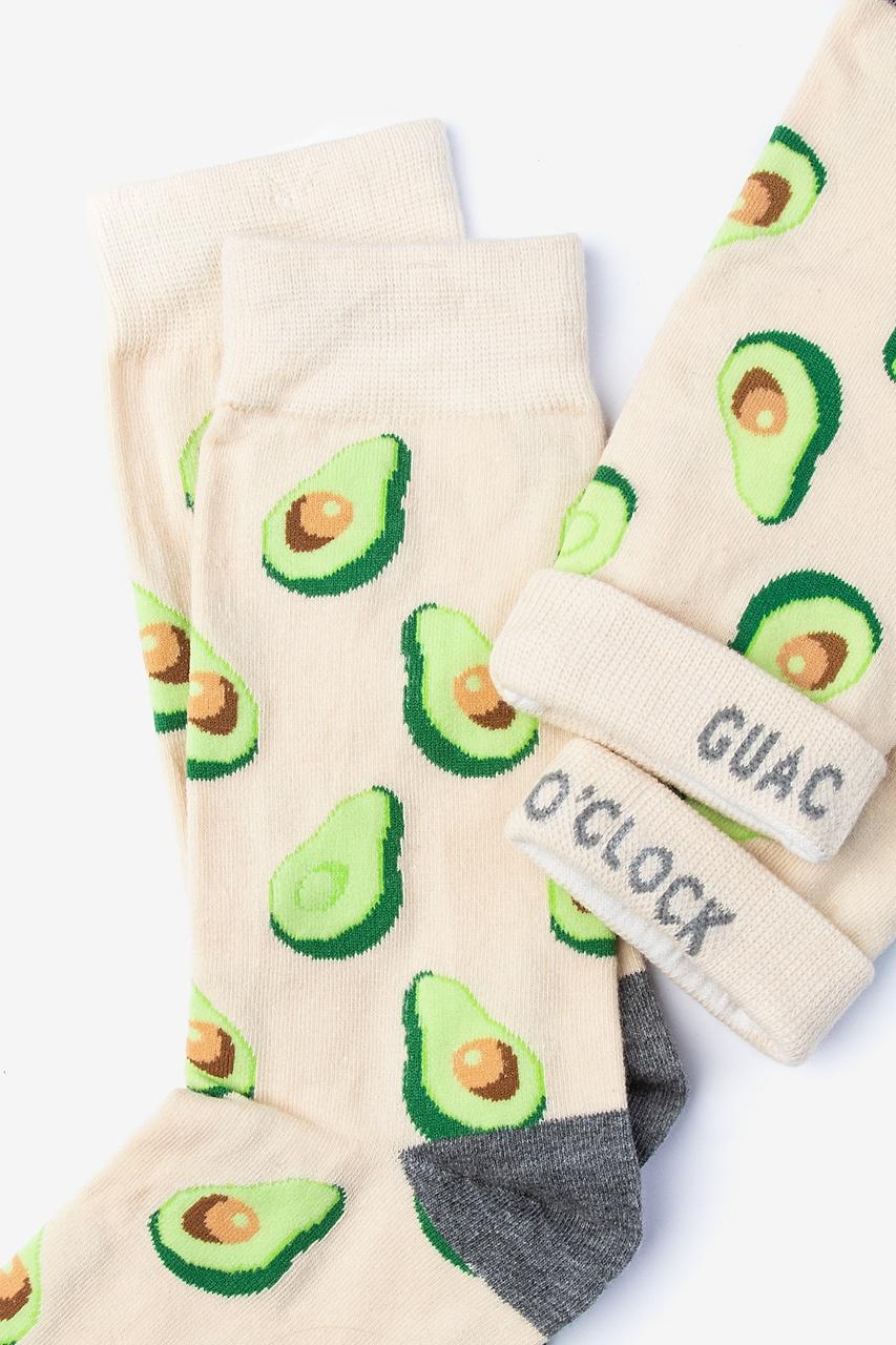 Alynn Guac O'Clock Beige Women's Sock