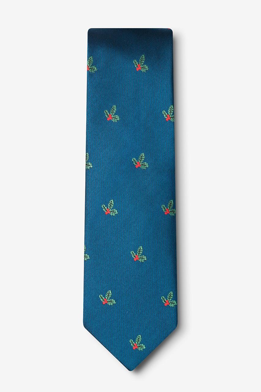 Alynn Holly-er Than Thou Navy Blue 100% Silk Tie