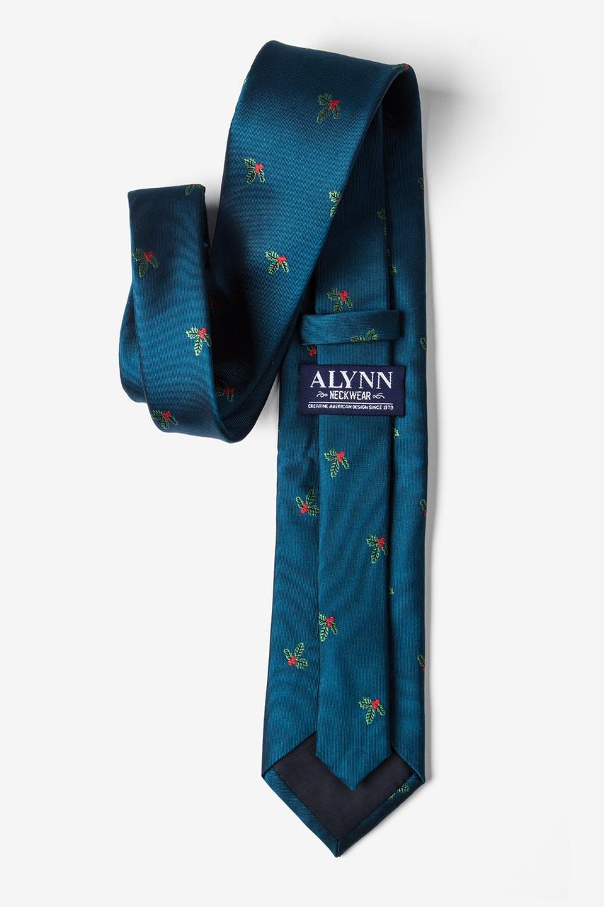 Alynn Holly-er Than Thou Navy Blue 100% Silk Tie