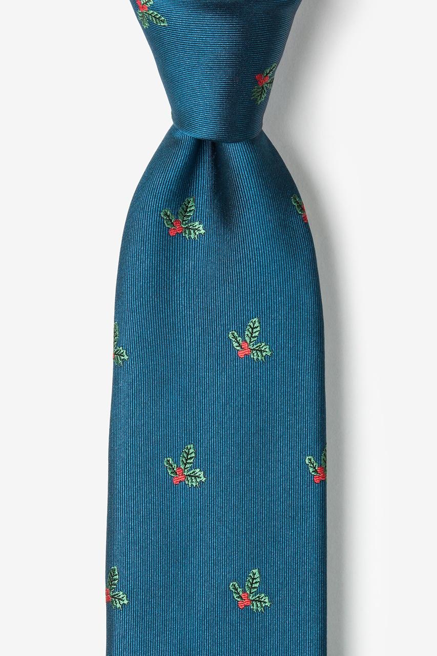 alynn Holly-er Than Thou Navy Blue 100% silk Tie