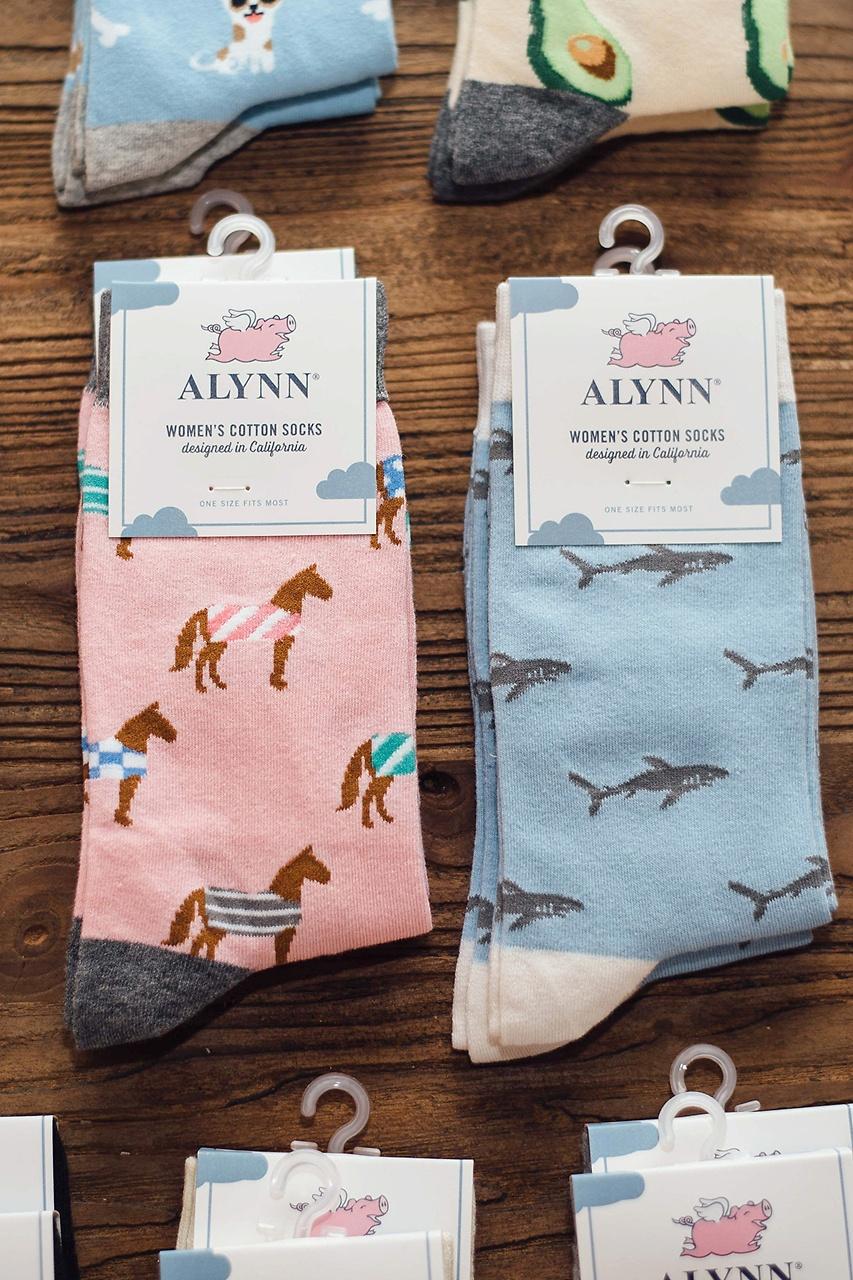 Alynn Horsin' Around Pink Women's Sock