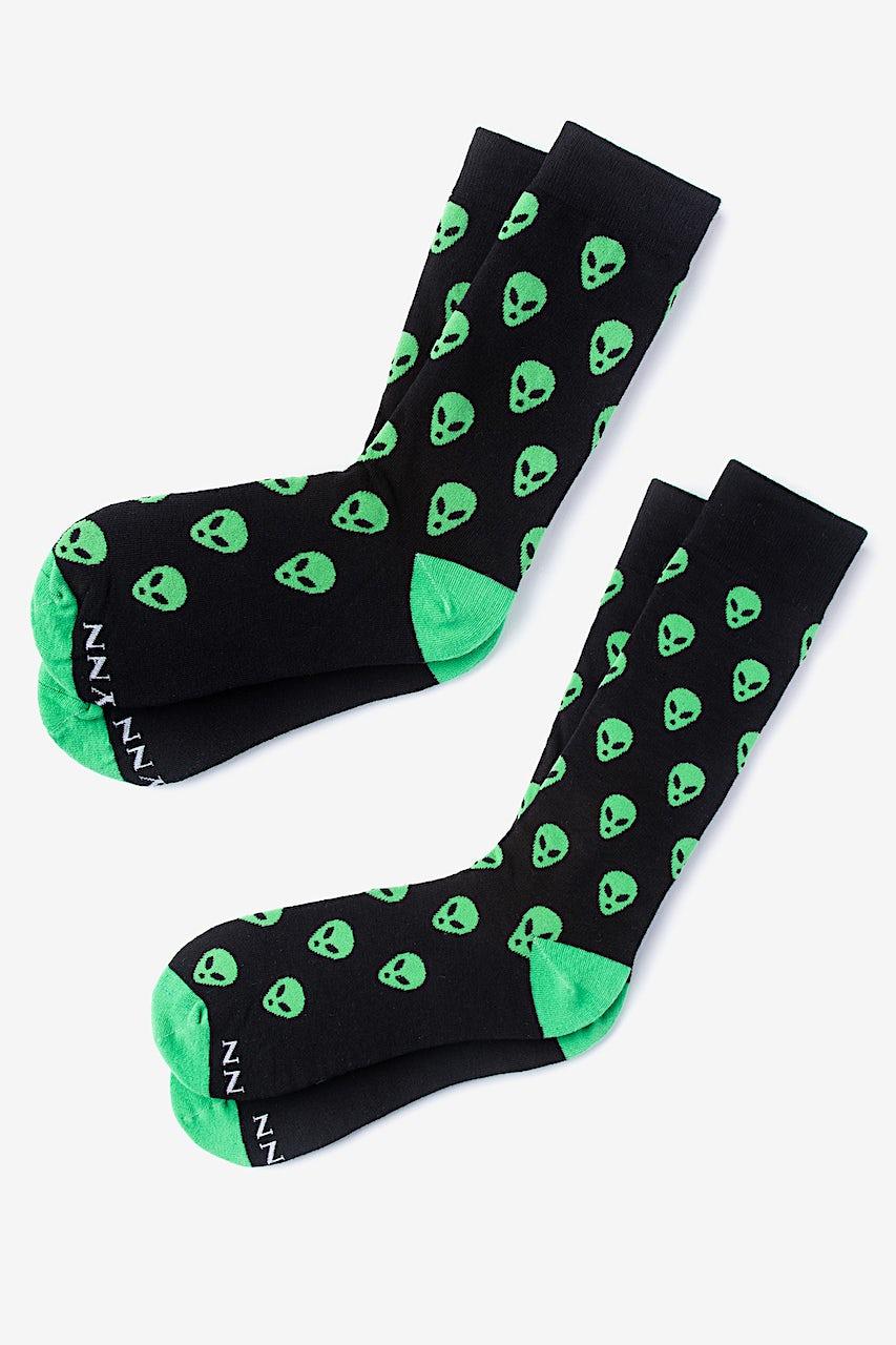 alynn I Want to Believe black His & Hers Socks