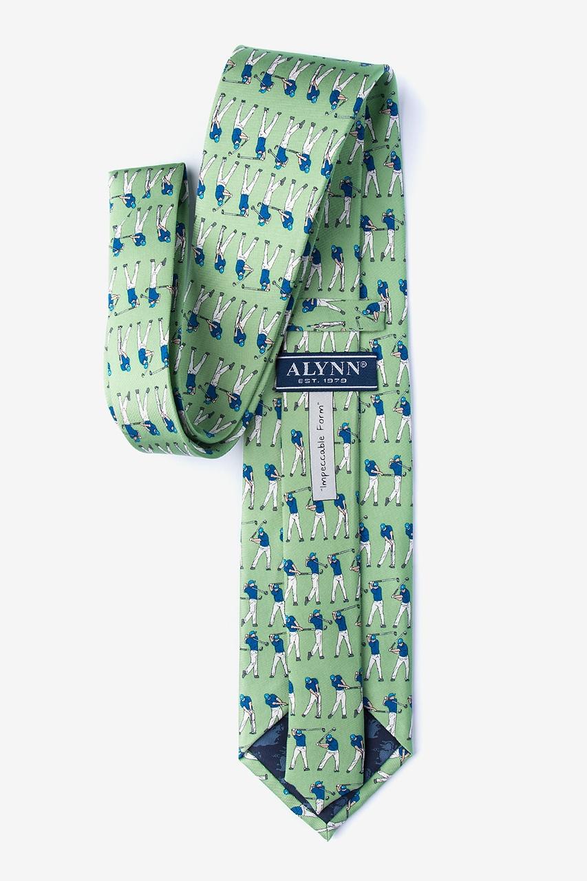 Alynn Impeccable Form Green 100% Silk Tie