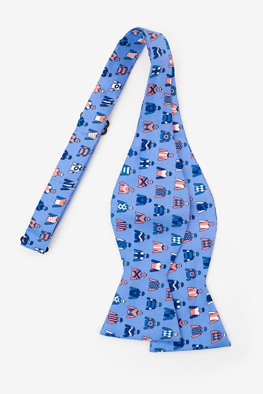 Alynn Jockey Chic Blue Self-Tie Bow Tie