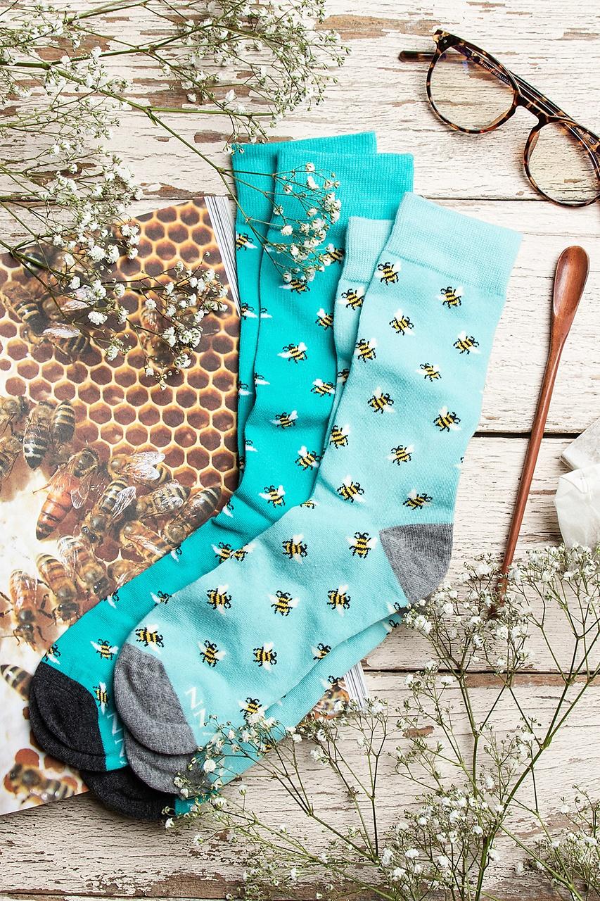 Alynn Just Bee Yourself Blue Women's Sock