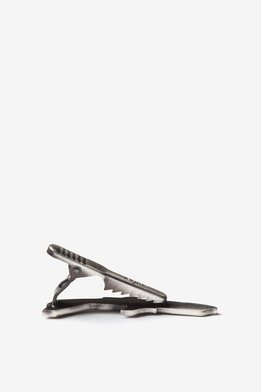 Alynn Just Plane Crazy Antiqued Silver Tie Bar