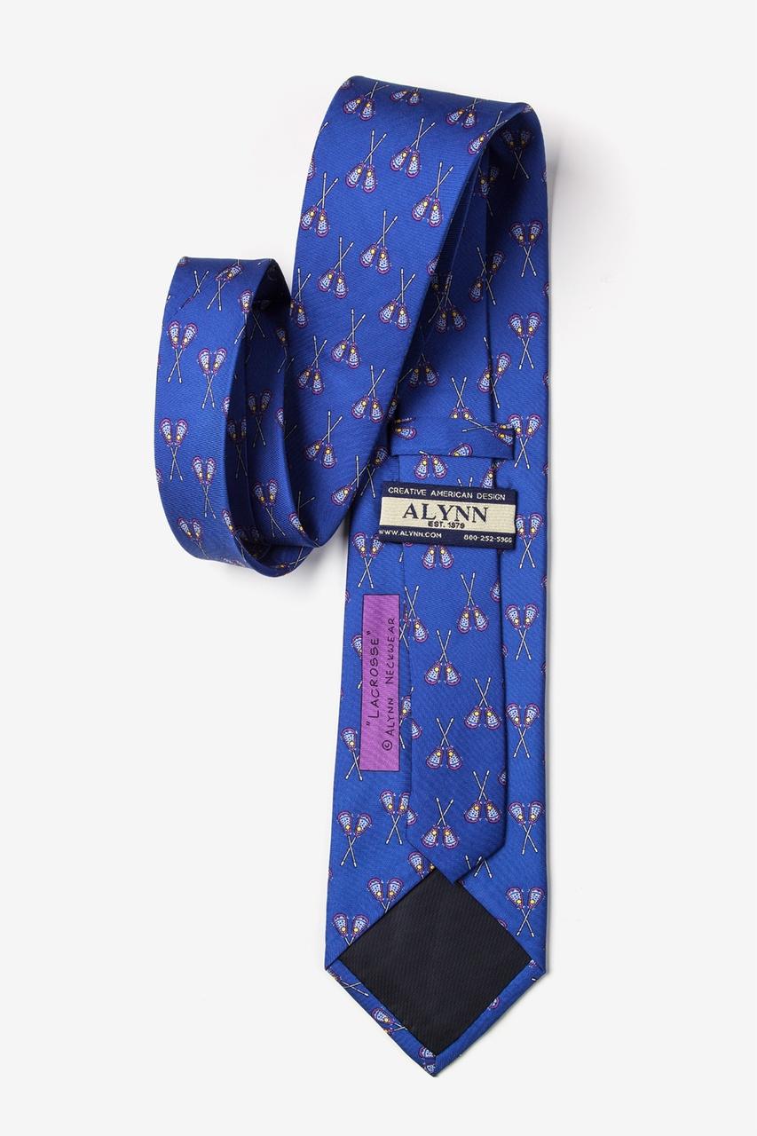 Alynn Lacrosse Blue 100% Silk Tie