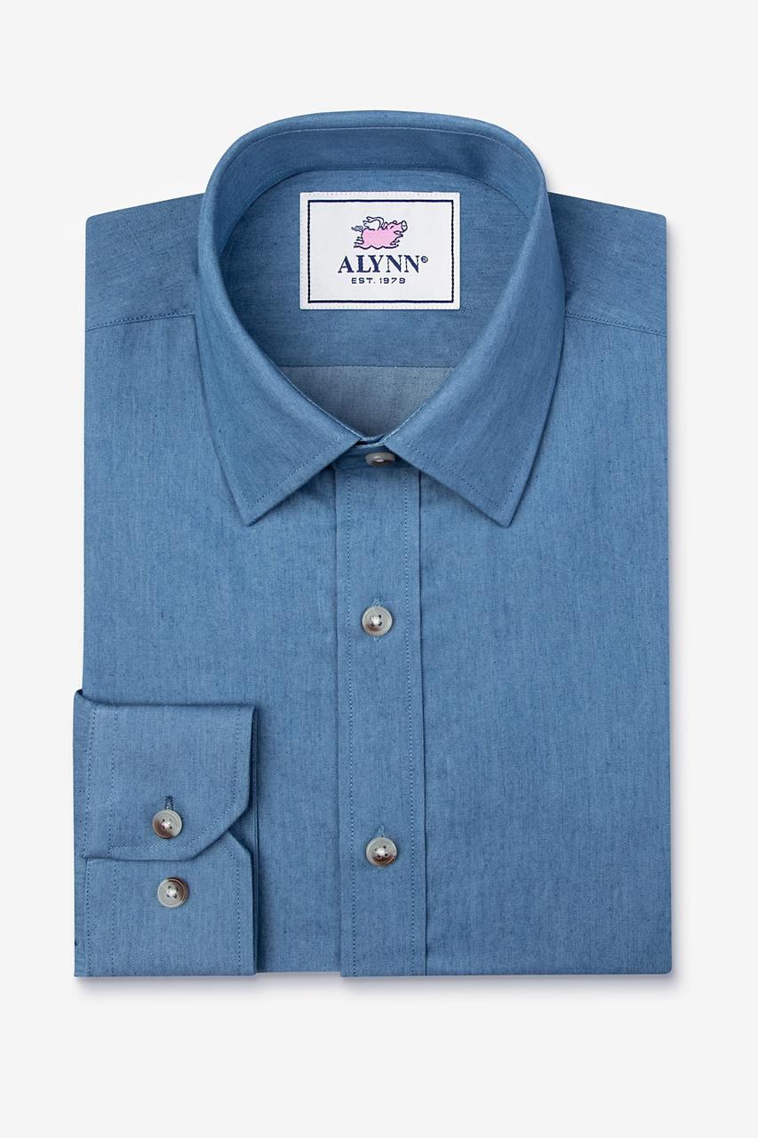 Alynn Liam Denim Blue Casual Shirt