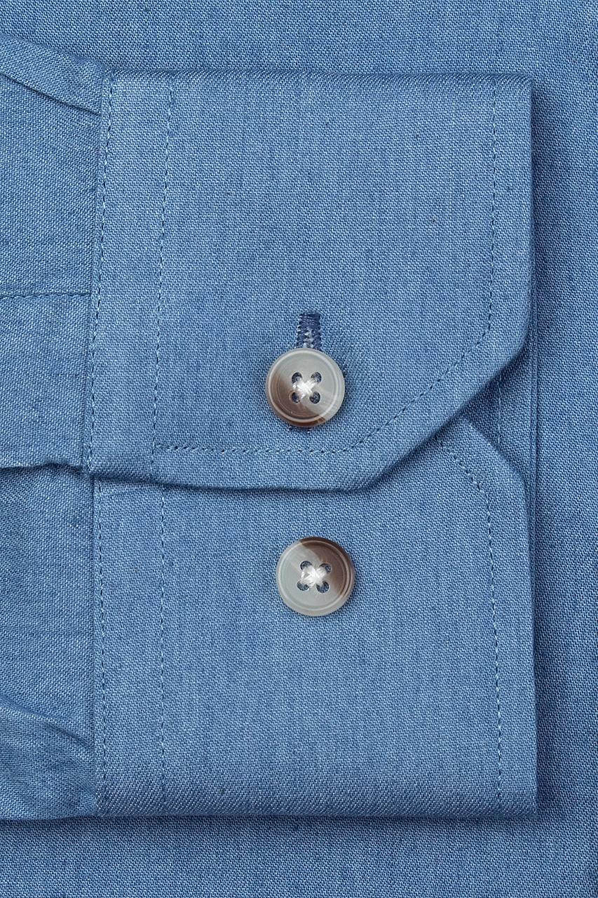 Alynn Liam Denim Blue Casual Shirt