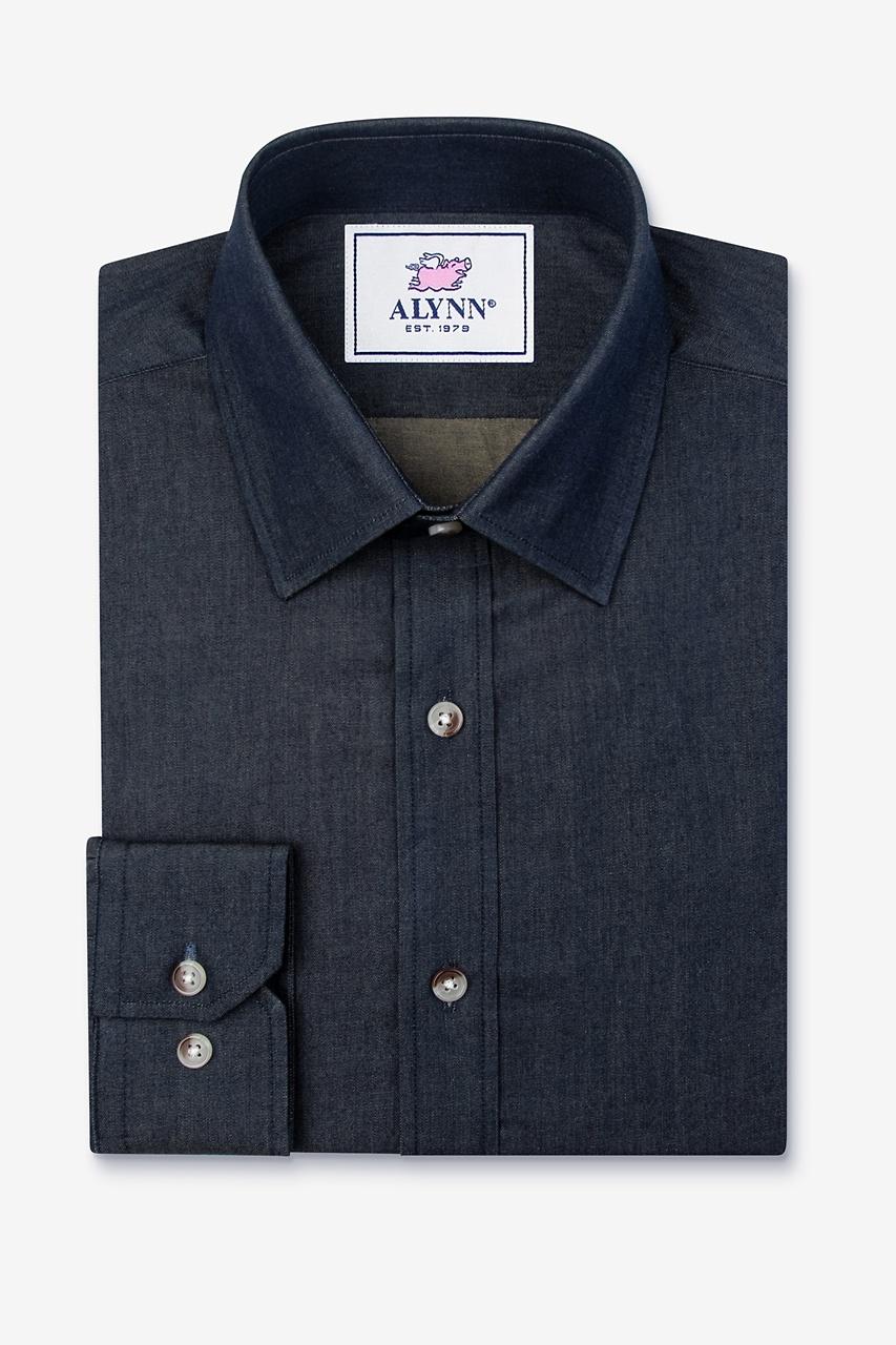 Alynn Liam Denim Indigo Casual Shirt