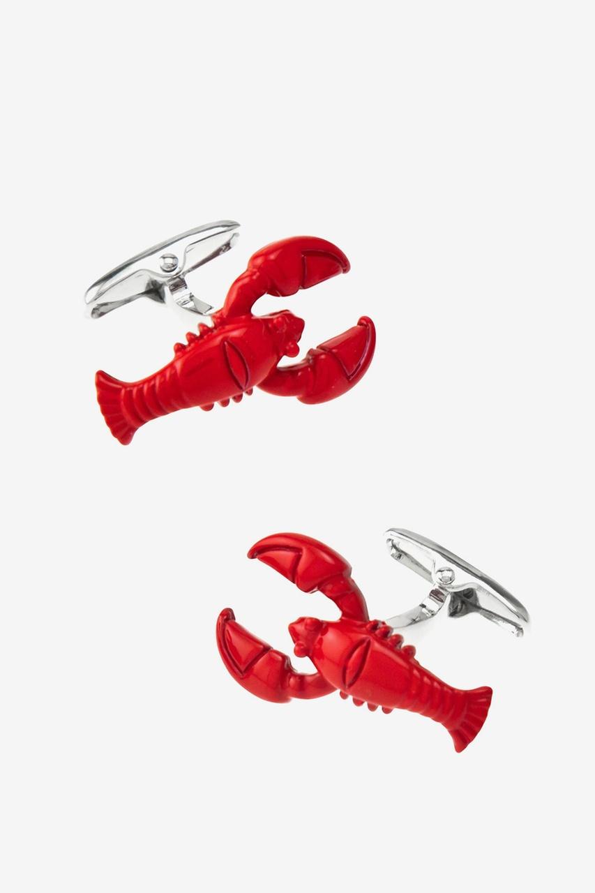 alynn Lobsters red Cufflinks