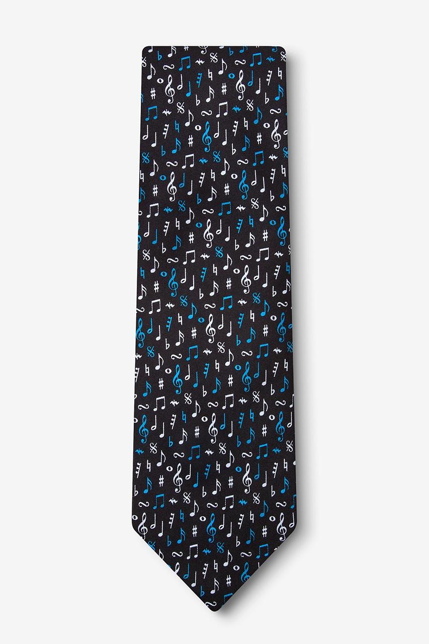 Alynn Lookin' Sharp Black 100% Silk Tie
