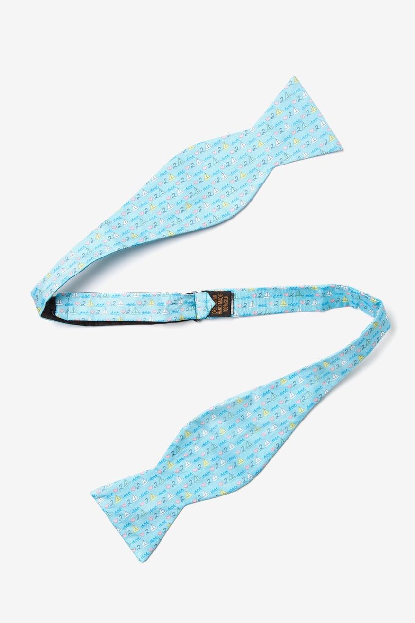 Alynn Love 2 Sail Light Blue Self-Tie Bow Tie