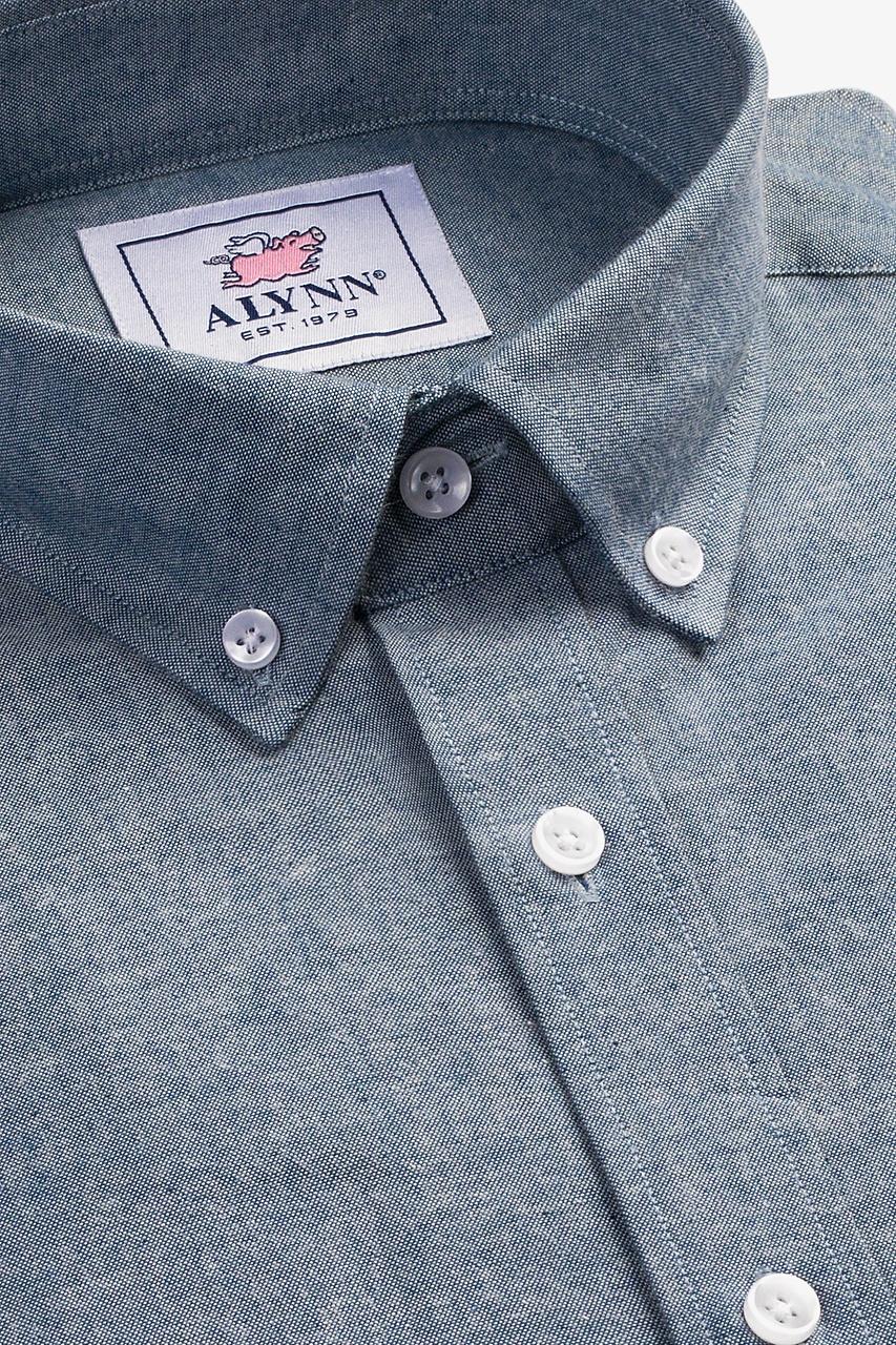 alynn Lucas blue Business Casual Shirt