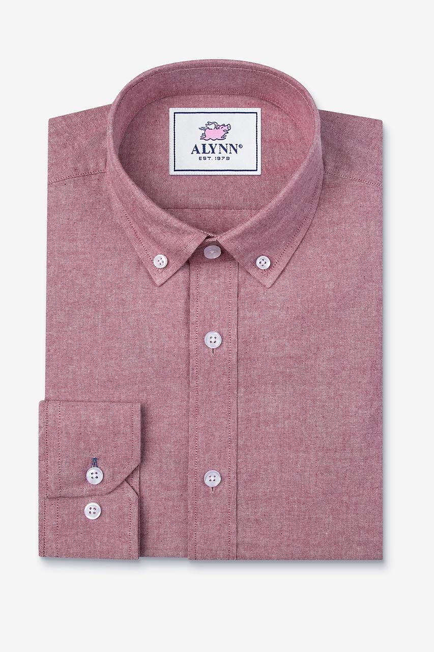 Alynn Lucas Red Business Casual Shirt