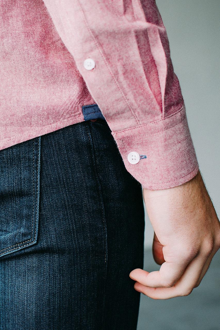 Alynn Lucas Red Business Casual Shirt