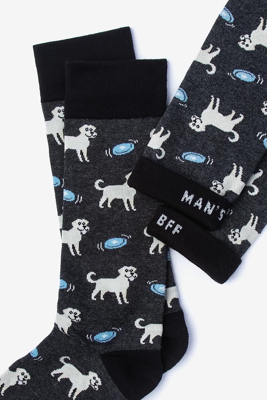 Alynn Man's BFF Black Sock