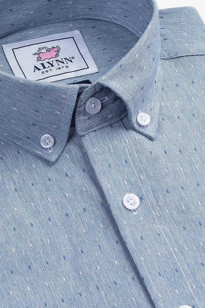 alynn Mason blue Business Casual Shirt