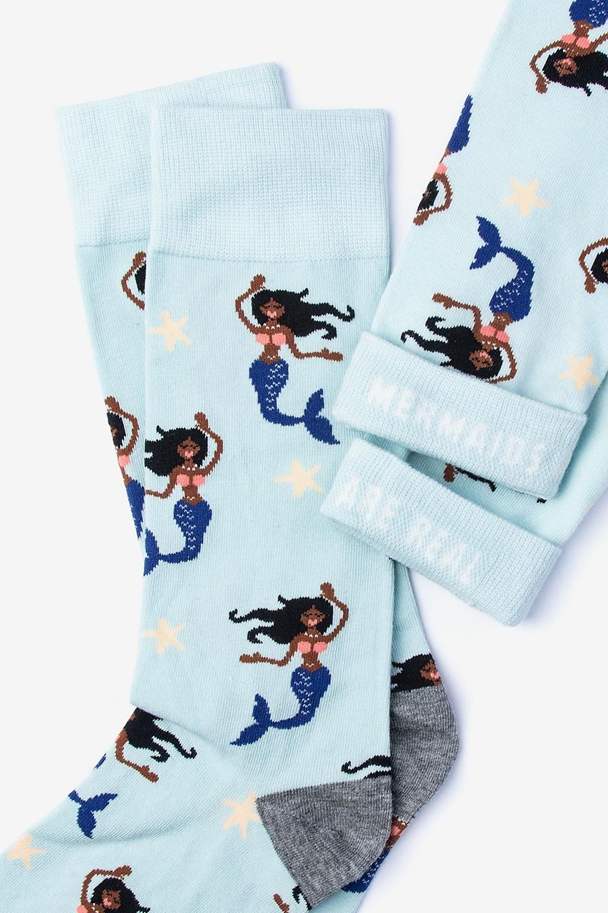 Alynn Mermaids Are Real Blue Sock