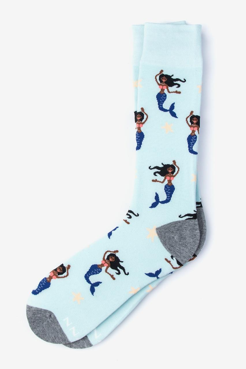 alynn Mermaids are Real blue Sock
