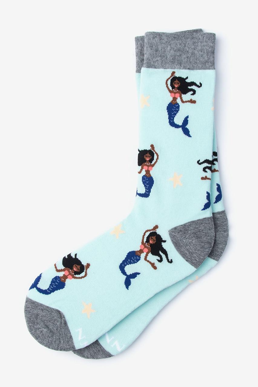 alynn Mermaids are Real blue Women's Sock