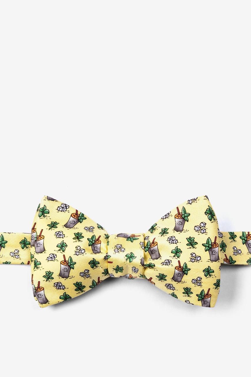 alynn Mint Julep Afternoon yellow Self-Tie Bow Tie