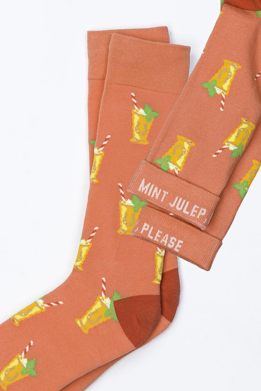 Alynn Mint Julep Please Coral Sock