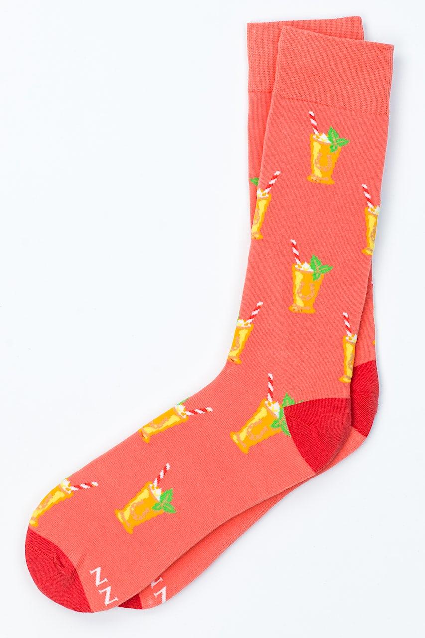 alynn Mint Julep Please coral Sock