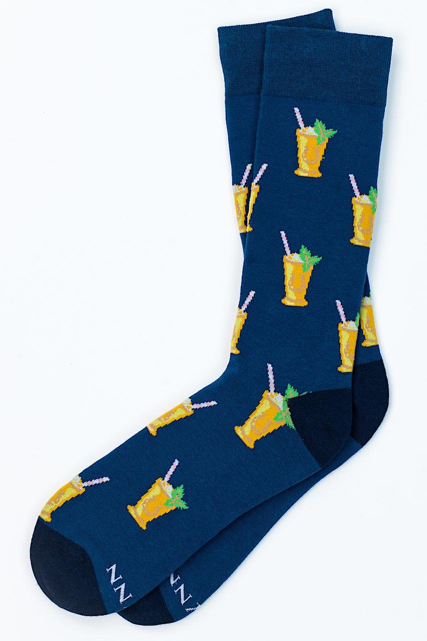 alynn Mint Julep Please Navy Blue Sock