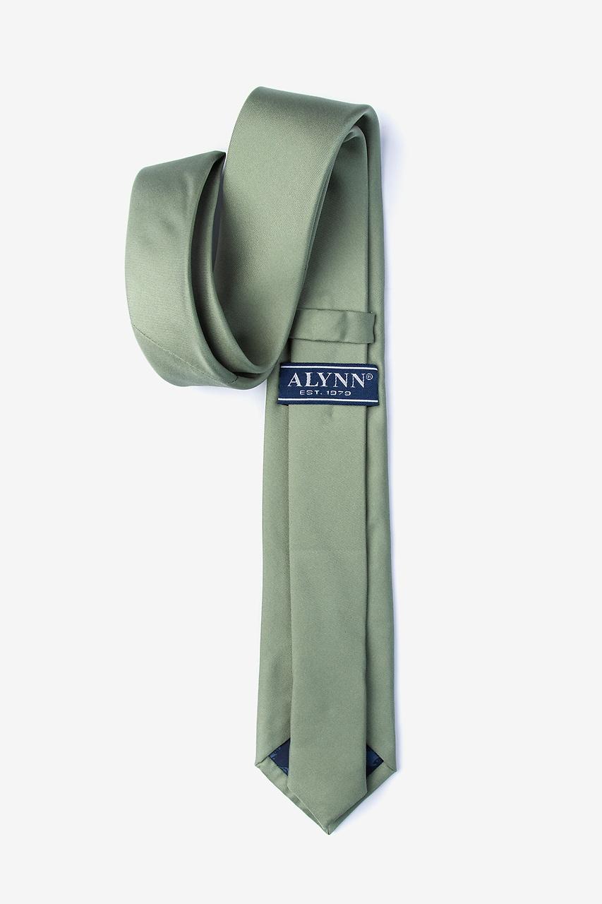 Alynn Moss Moss 100% Silk Tie For Boys