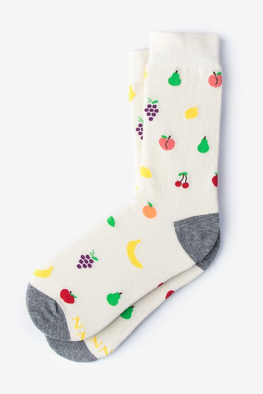 alynn My Favorite Pear cream Women's Sock