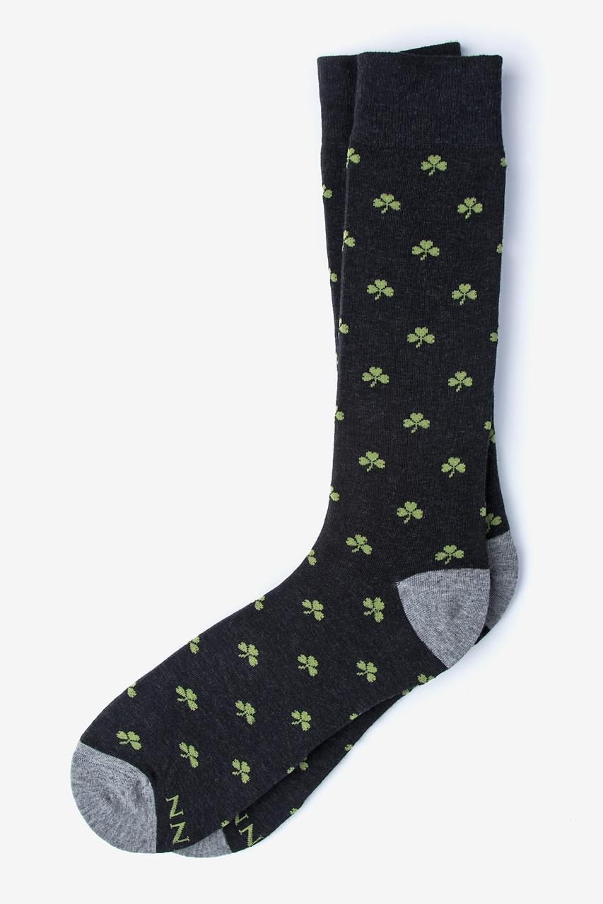 alynn My Lucky | Shamrock black Sock