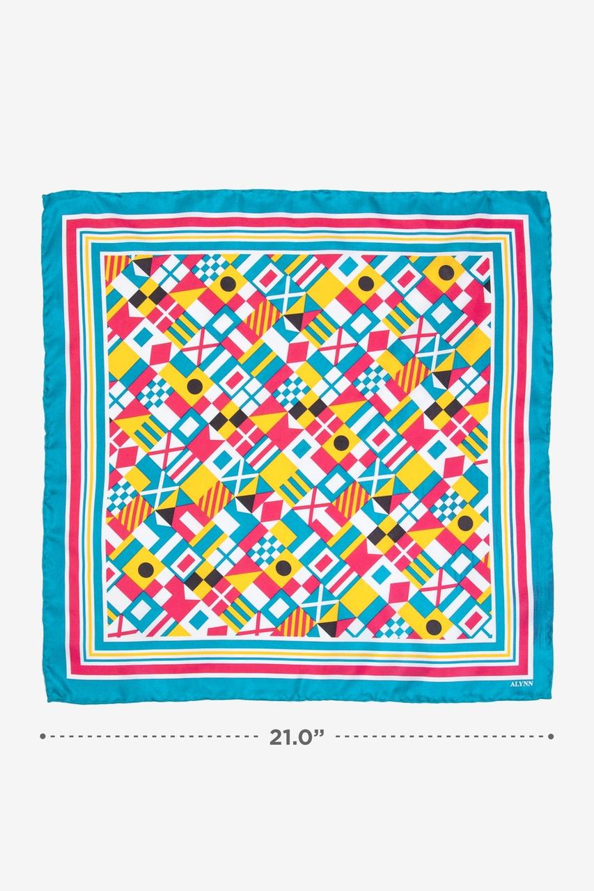 Alynn Nautical Flags Blue Neckerchief