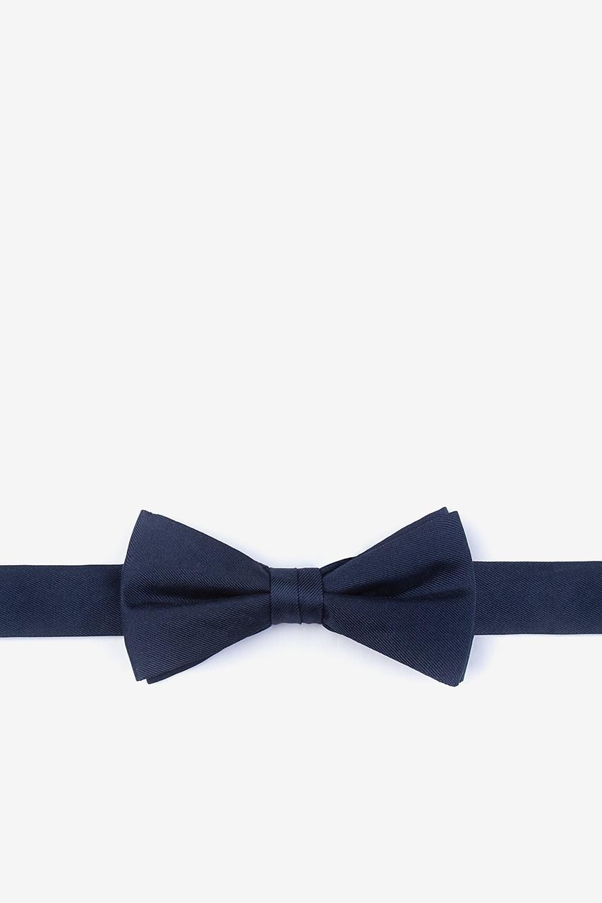 alynn Navy Blue Navy Blue Bow Tie for Boys