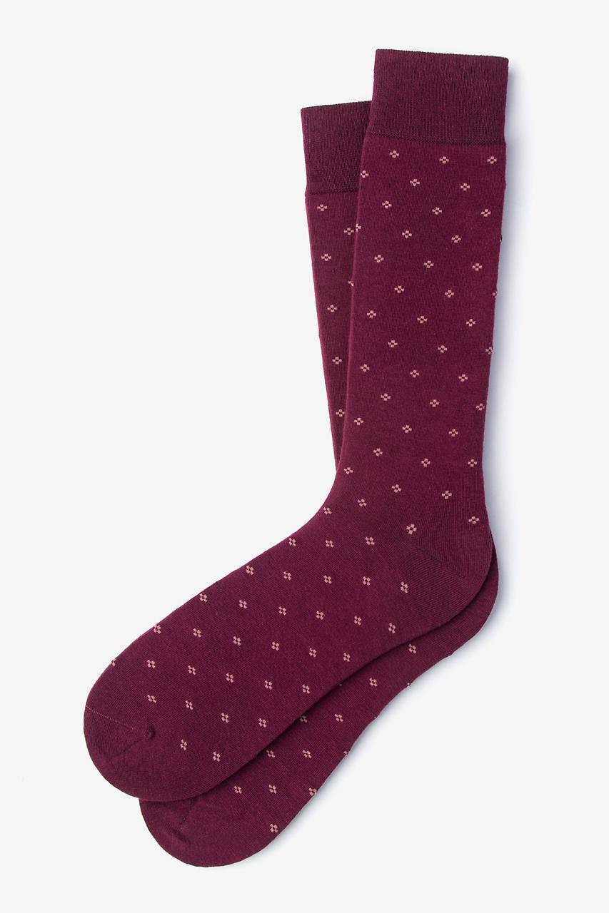 alynn Newton burgundy Sock
