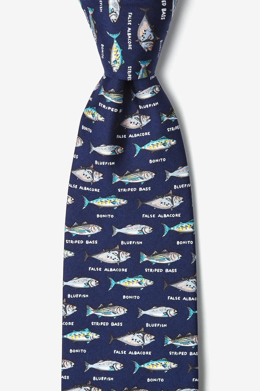 alynn Northern Grand Slam Navy Blue 100% silk Tie