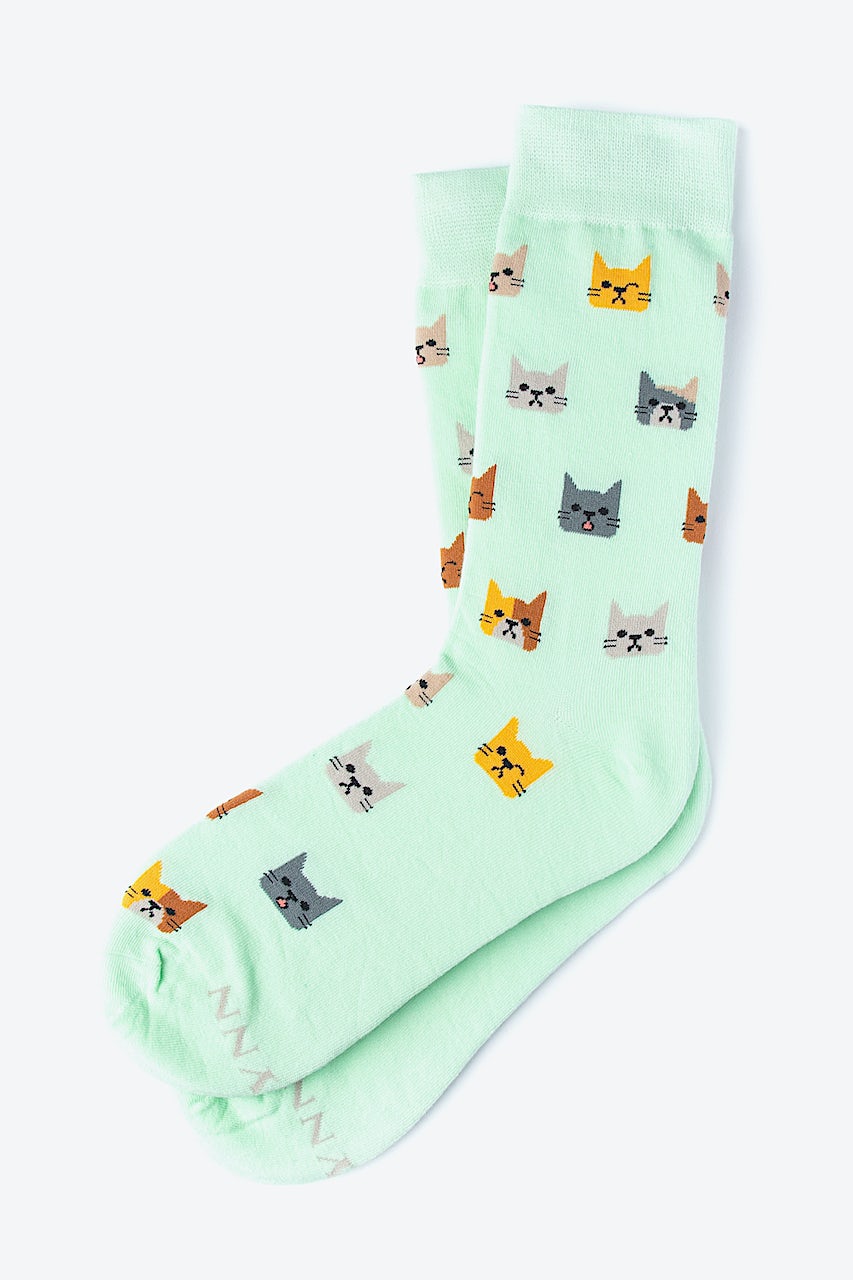 Alynn Not Kitten Blue His & Hers Socks