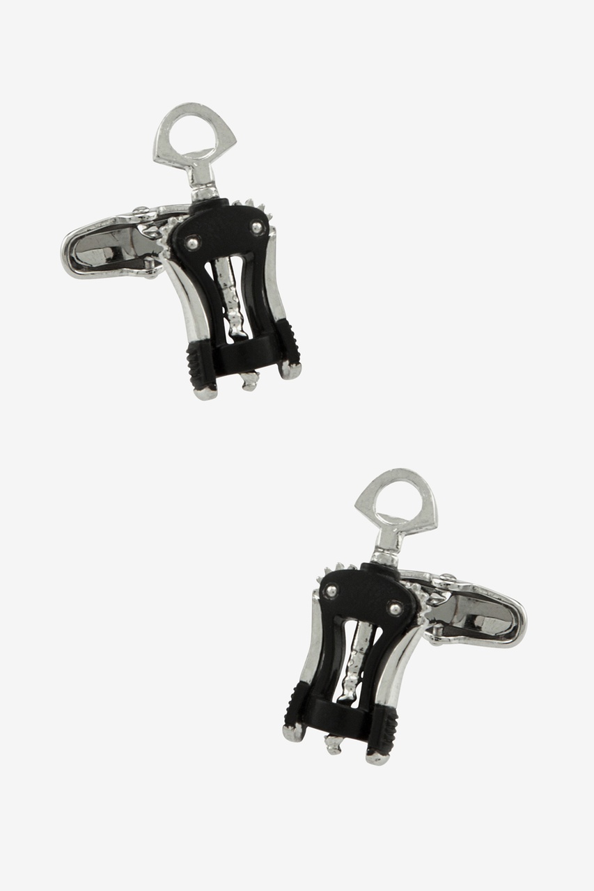 alynn Oenophile's Opener black Cufflinks
