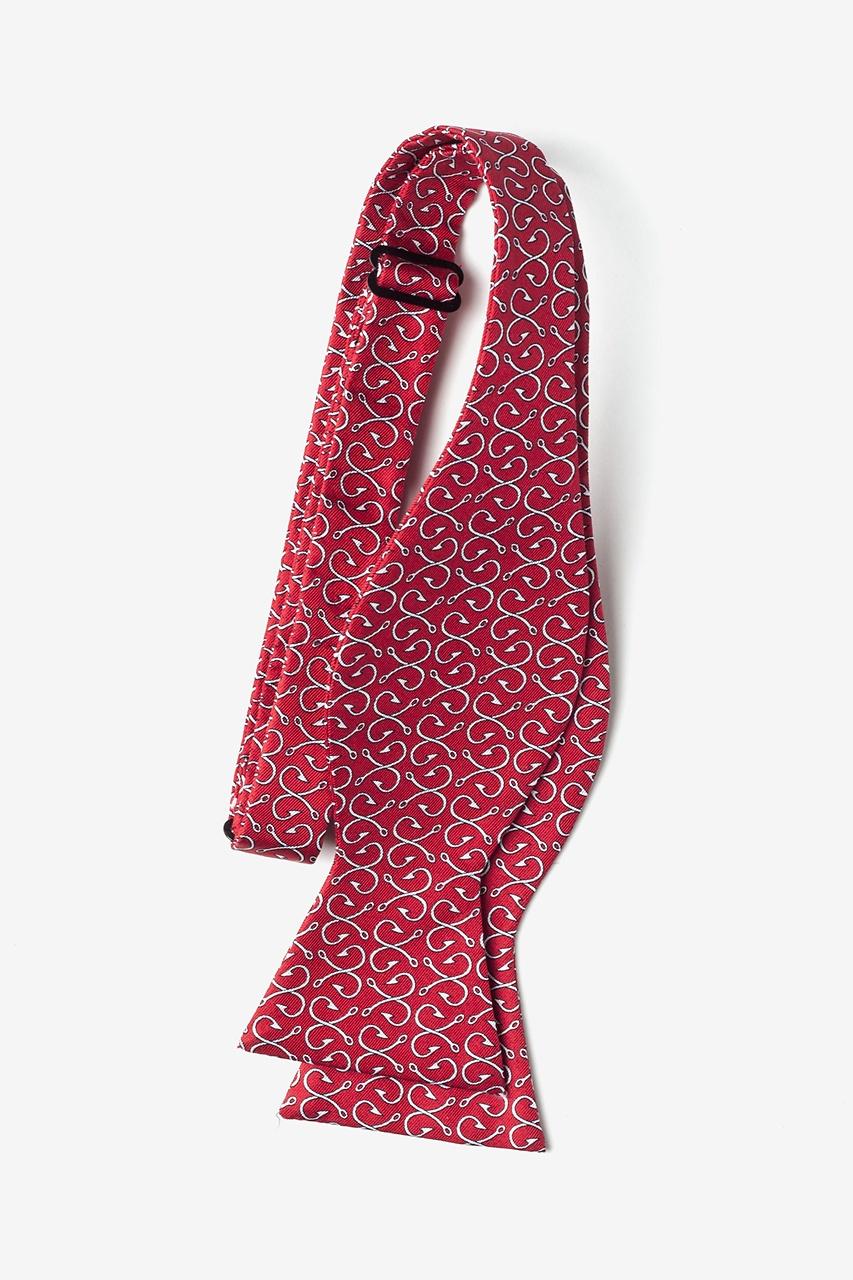 Alynn Off The Hook Red Self-Tie Bow Tie