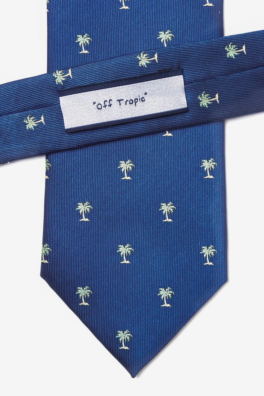 Alynn Off Tropic Blue 100% Silk Tie