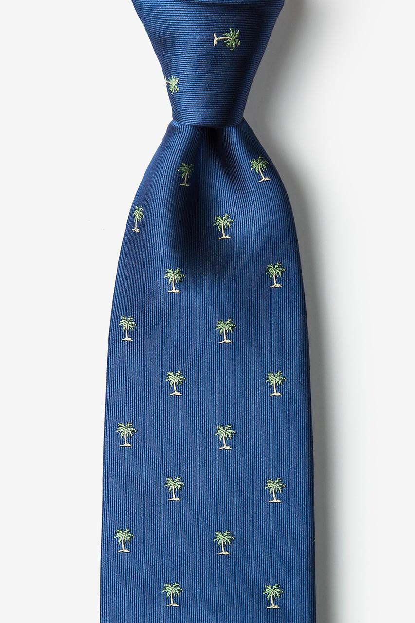 alynn Off Tropic blue 100% silk Tie
