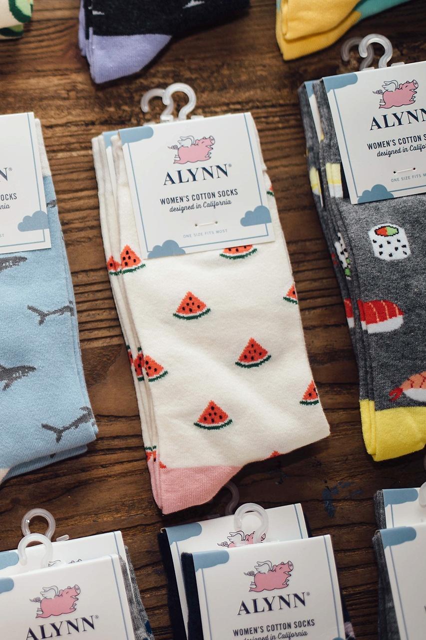 Alynn One In A Melon Cream Women's Sock