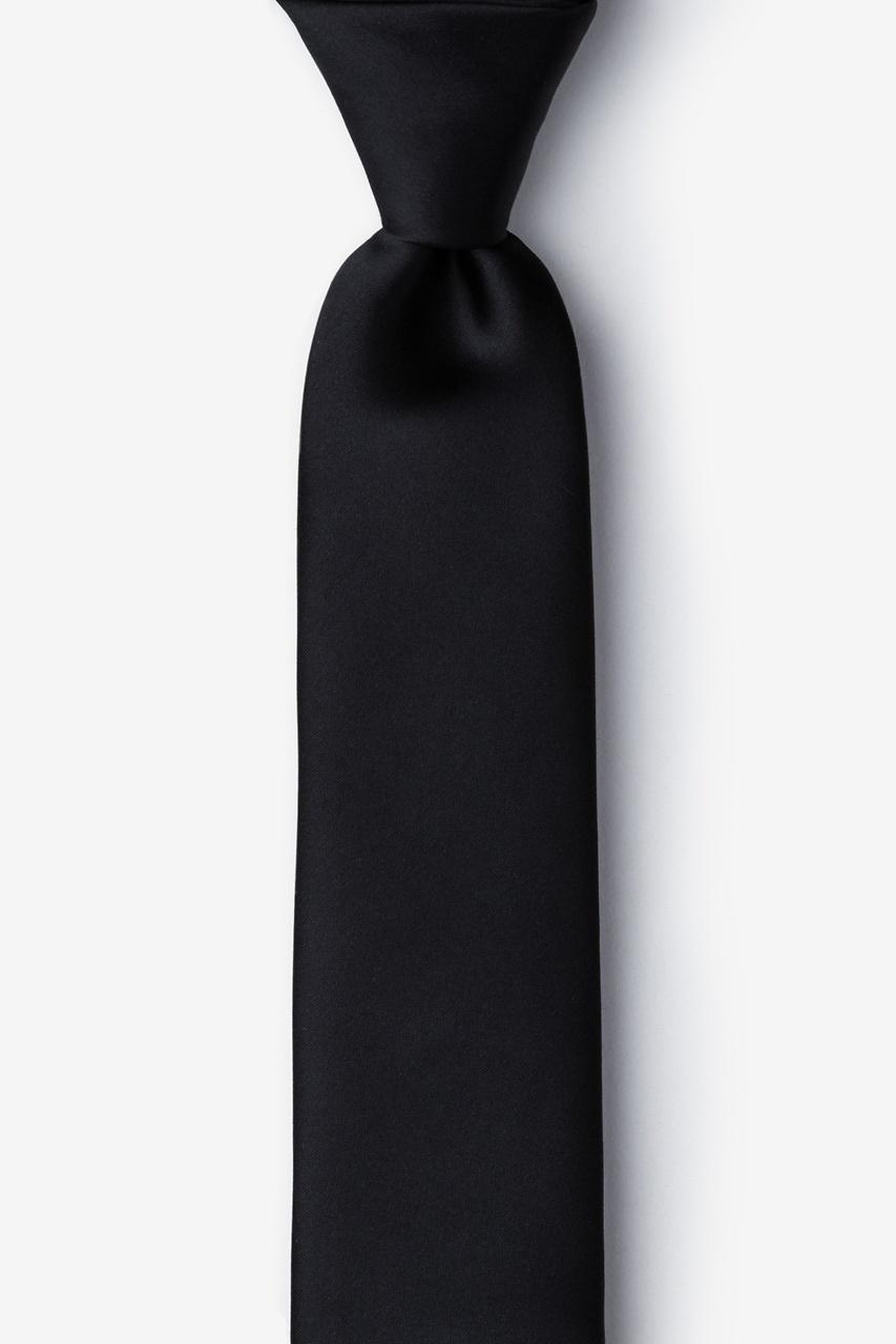 alynn Onyx onyx 100% microfiber Skinny Tie