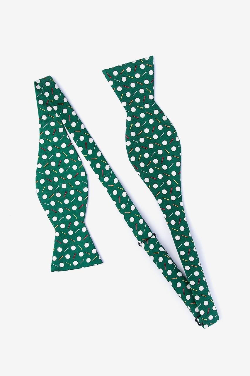 Alynn Par-Tee Time Green Self-Tie Bow Tie