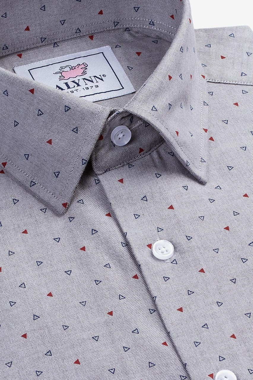 alynn Percy gray Casual Shirt