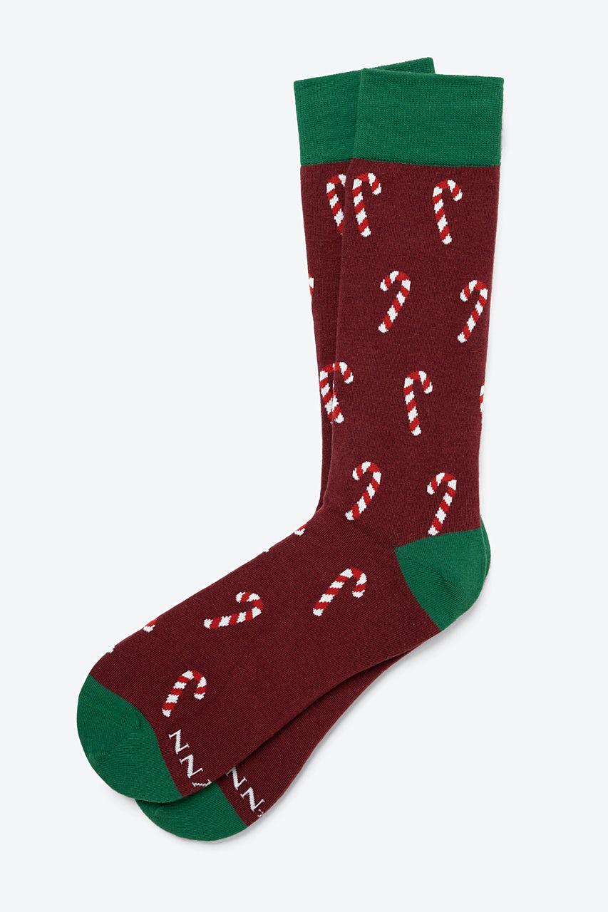 alynn Perpetual Peppermint dark red Sock