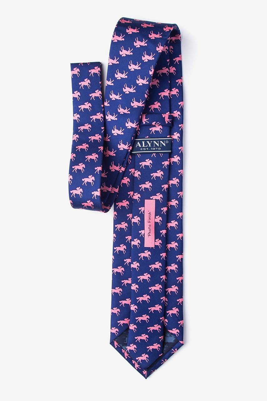 Alynn Photo Finish Blue 100% Silk Extra Long Tie