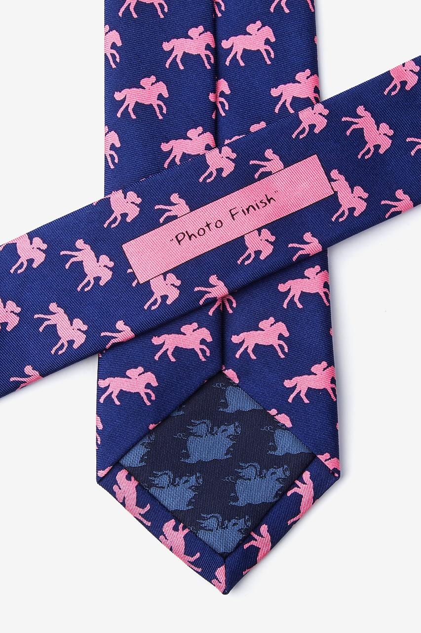 Alynn Photo Finish Blue 100% Silk Skinny Tie