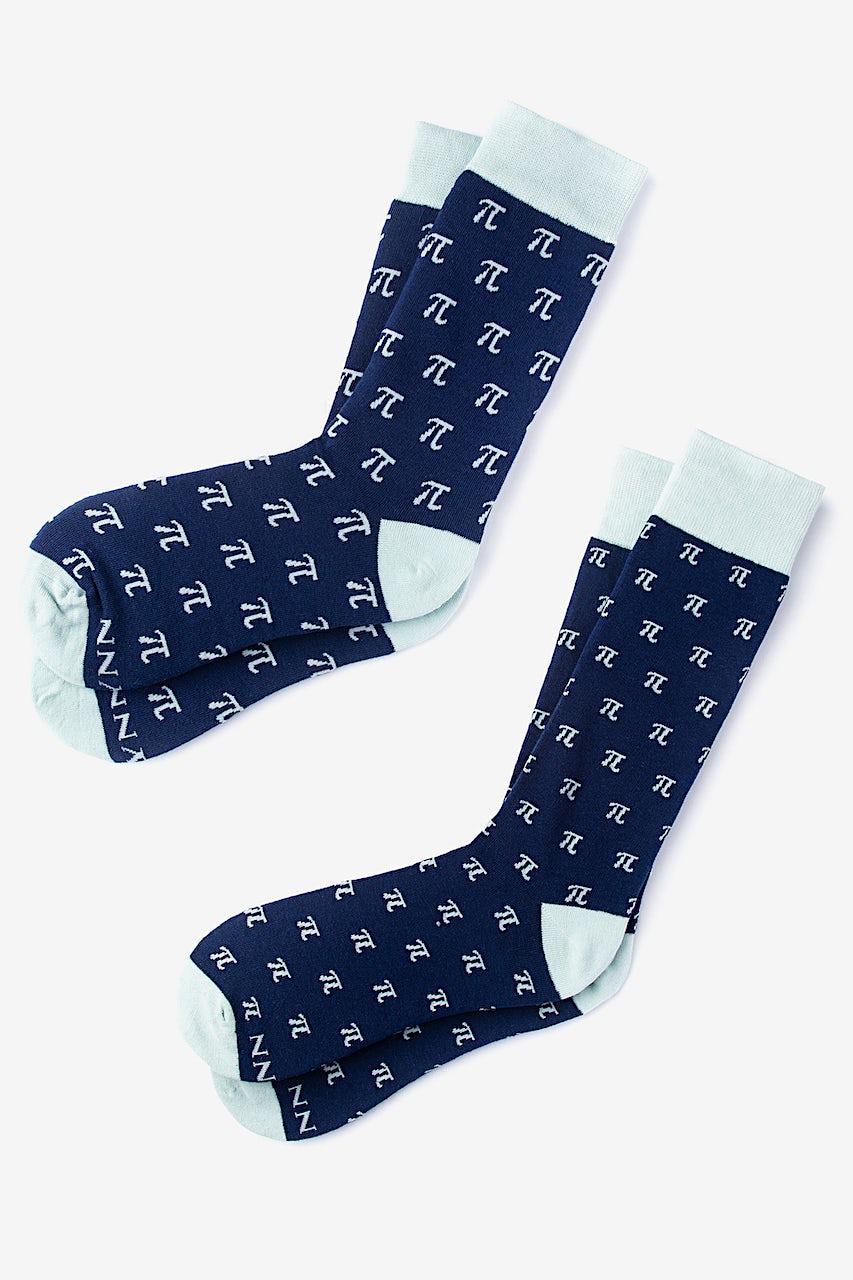 alynn Pi Is Forever blue His & Hers Socks