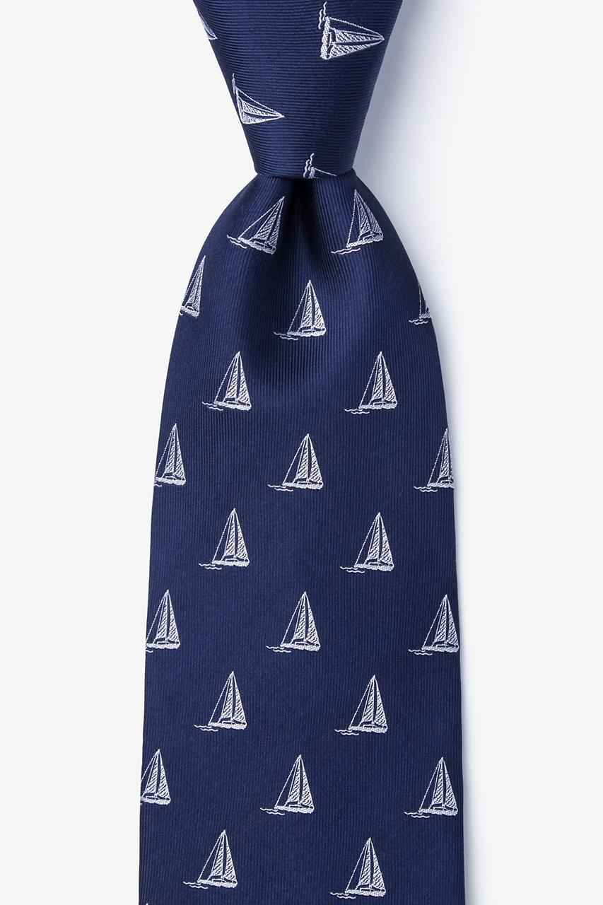 alynn Pier Pressure Navy Blue 100% silk Tie
